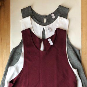 American Apparel a-line ponte t-shirt dress bundle